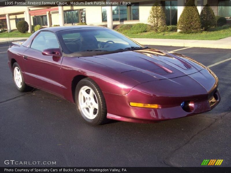 Medium Dark Purple Metallic / Black 1995 Pontiac Firebird Formula Coupe