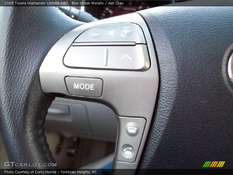 Blue Streak Metallic / Ash Gray 2008 Toyota Highlander Limited 4WD