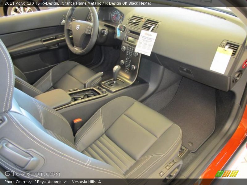 Orange Flame Metallic / R Design Off Black Flextec 2011 Volvo C30 T5 R-Design