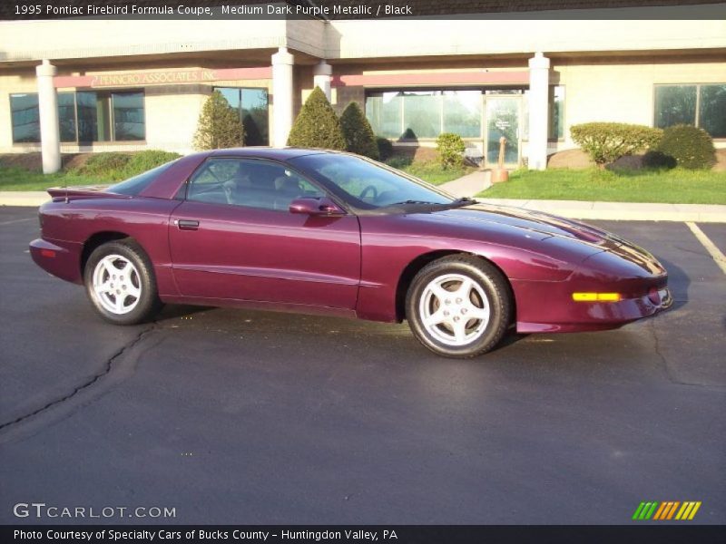 Medium Dark Purple Metallic / Black 1995 Pontiac Firebird Formula Coupe