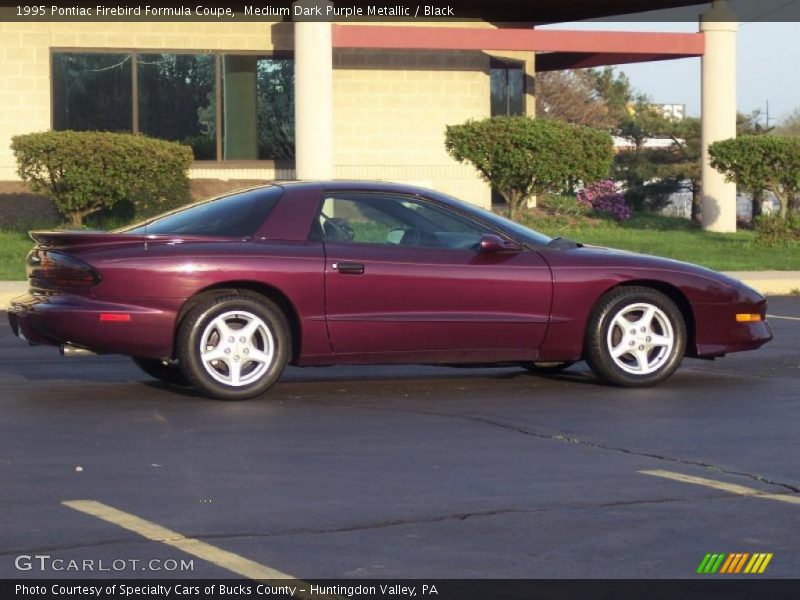 Medium Dark Purple Metallic / Black 1995 Pontiac Firebird Formula Coupe