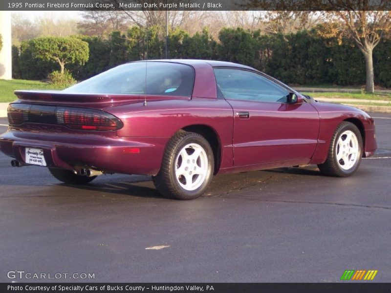 Medium Dark Purple Metallic / Black 1995 Pontiac Firebird Formula Coupe