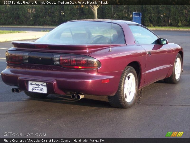 Medium Dark Purple Metallic / Black 1995 Pontiac Firebird Formula Coupe