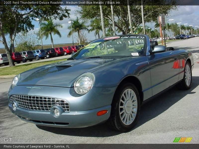 Medium Steel Blue Metallic / Black Ink 2005 Ford Thunderbird Deluxe Roadster