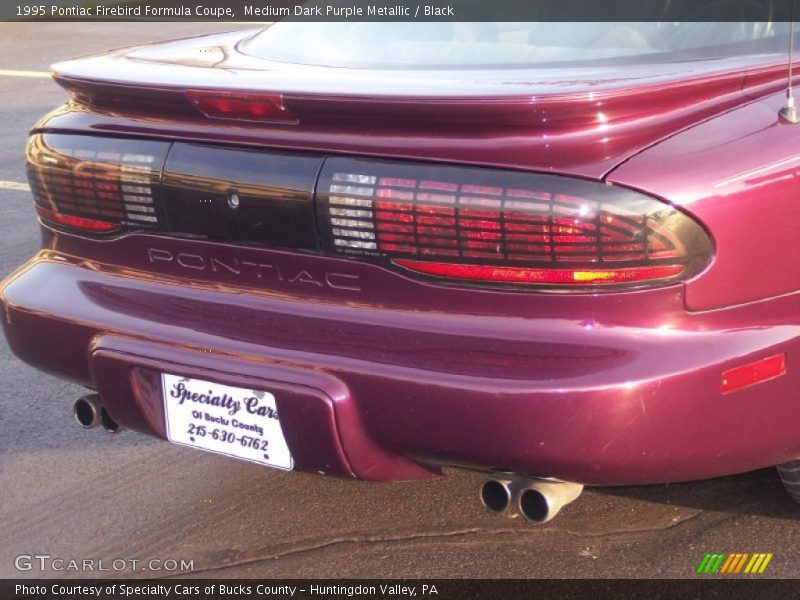 Medium Dark Purple Metallic / Black 1995 Pontiac Firebird Formula Coupe