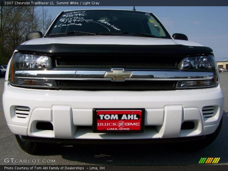 Summit White / Light Gray 2007 Chevrolet TrailBlazer LS