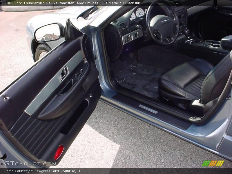 Medium Steel Blue Metallic / Black Ink 2005 Ford Thunderbird Deluxe Roadster