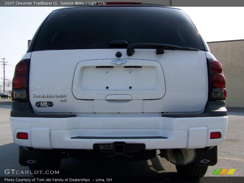 Summit White / Light Gray 2007 Chevrolet TrailBlazer LS