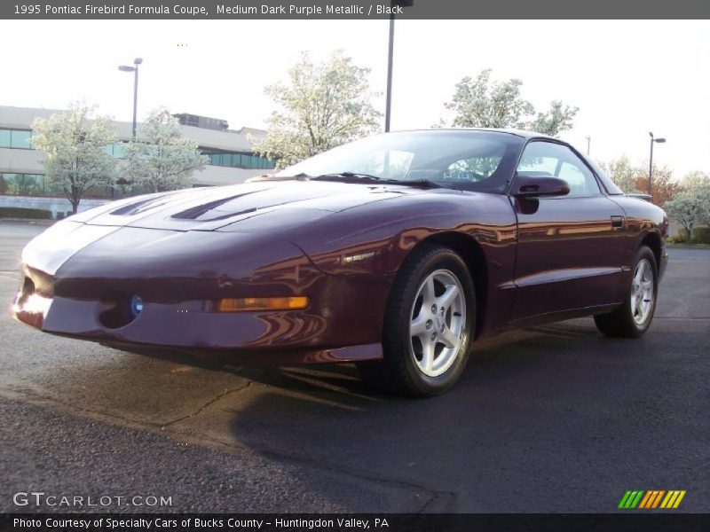 Medium Dark Purple Metallic / Black 1995 Pontiac Firebird Formula Coupe