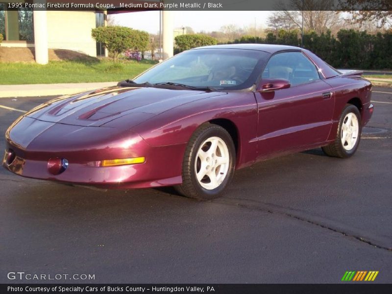 Medium Dark Purple Metallic / Black 1995 Pontiac Firebird Formula Coupe