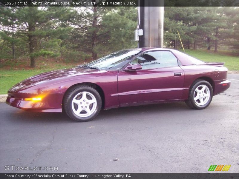 Medium Dark Purple Metallic / Black 1995 Pontiac Firebird Formula Coupe