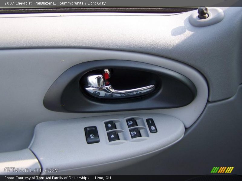 Summit White / Light Gray 2007 Chevrolet TrailBlazer LS