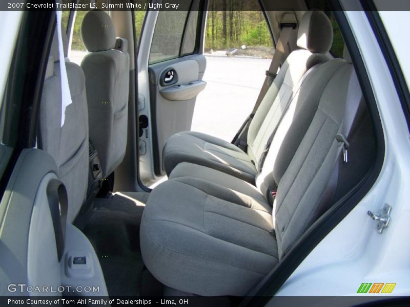Summit White / Light Gray 2007 Chevrolet TrailBlazer LS