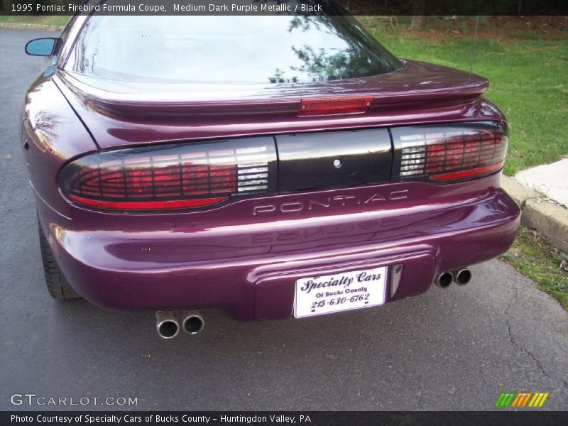 Medium Dark Purple Metallic / Black 1995 Pontiac Firebird Formula Coupe