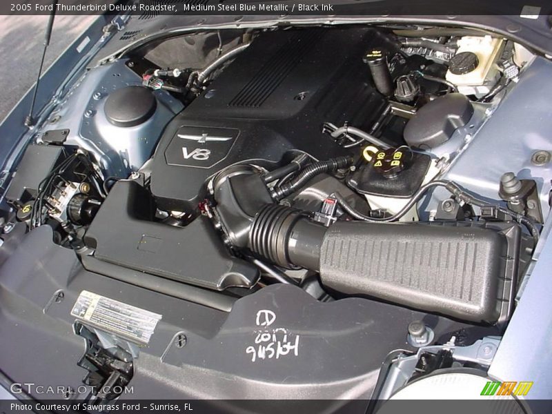 Medium Steel Blue Metallic / Black Ink 2005 Ford Thunderbird Deluxe Roadster