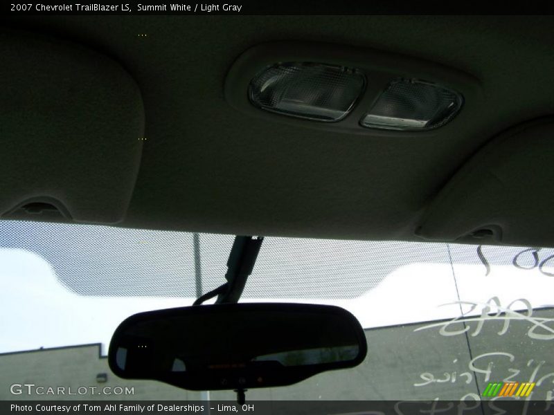 Summit White / Light Gray 2007 Chevrolet TrailBlazer LS