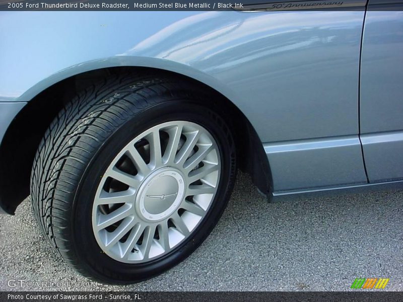 Medium Steel Blue Metallic / Black Ink 2005 Ford Thunderbird Deluxe Roadster