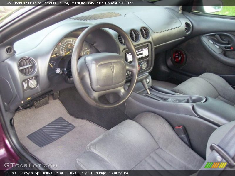Medium Dark Purple Metallic / Black 1995 Pontiac Firebird Formula Coupe