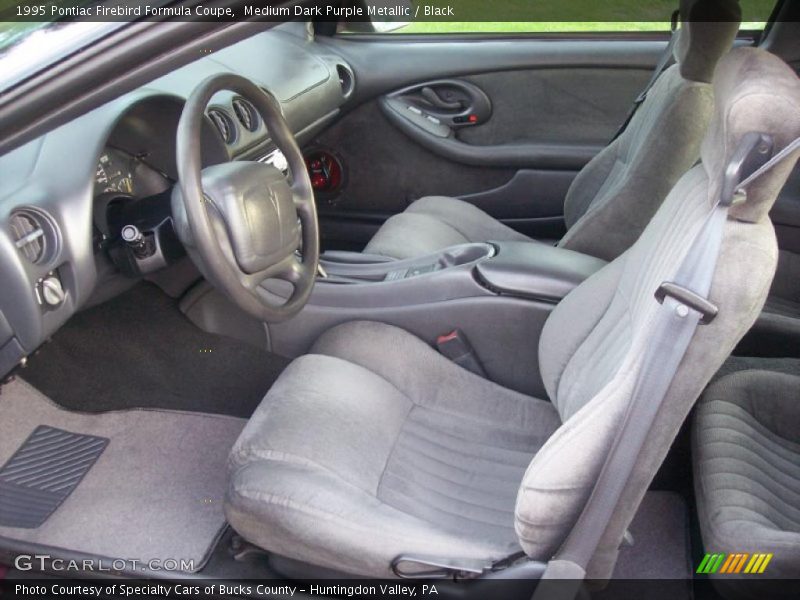 Medium Dark Purple Metallic / Black 1995 Pontiac Firebird Formula Coupe