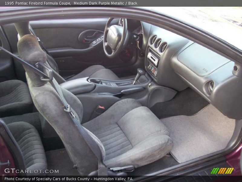 Medium Dark Purple Metallic / Black 1995 Pontiac Firebird Formula Coupe