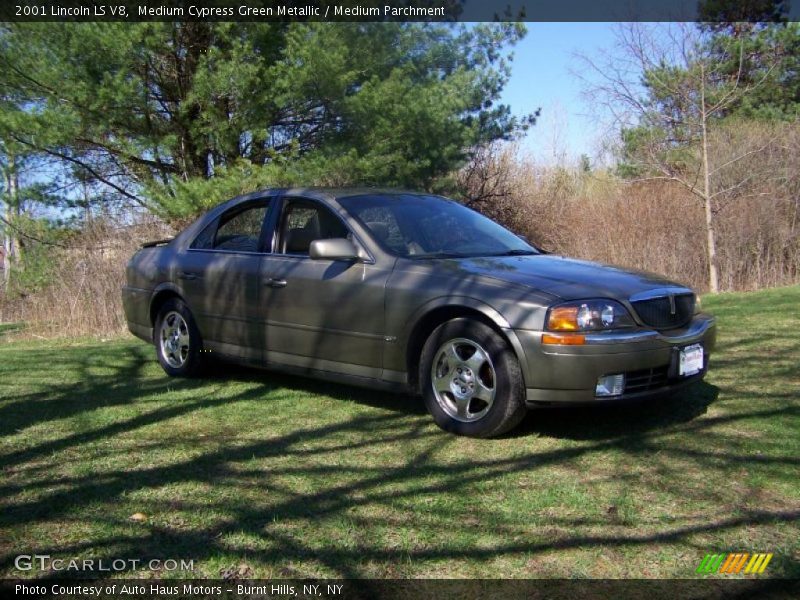 Medium Cypress Green Metallic / Medium Parchment 2001 Lincoln LS V8