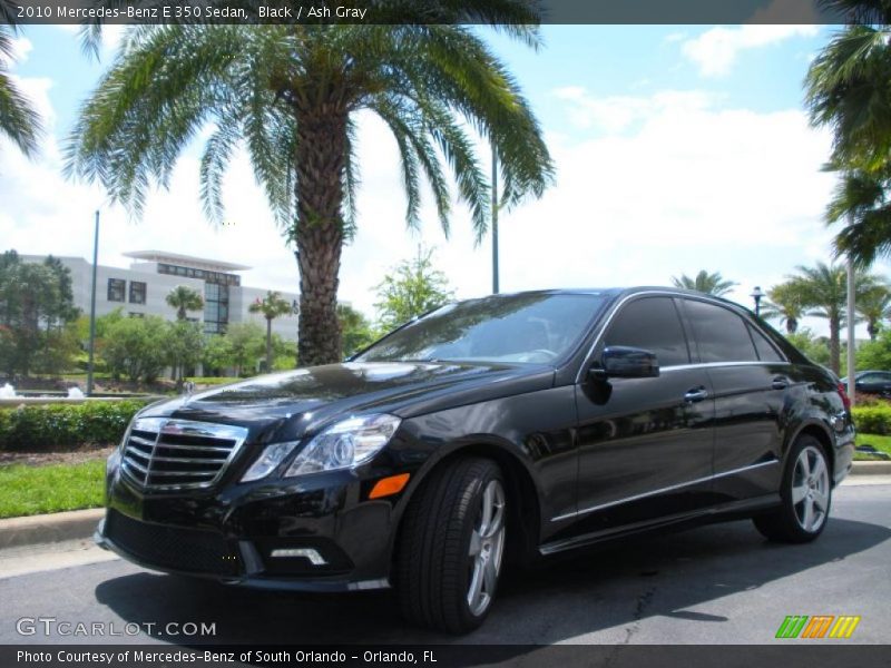 Black / Ash Gray 2010 Mercedes-Benz E 350 Sedan
