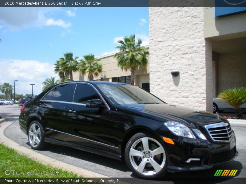 Black / Ash Gray 2010 Mercedes-Benz E 350 Sedan
