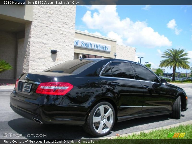 Black / Ash Gray 2010 Mercedes-Benz E 350 Sedan