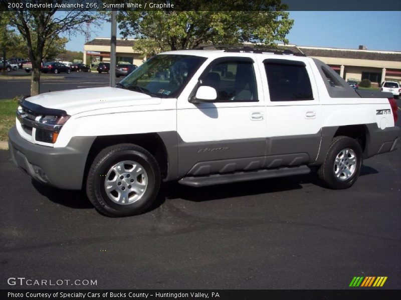 Summit White / Graphite 2002 Chevrolet Avalanche Z66