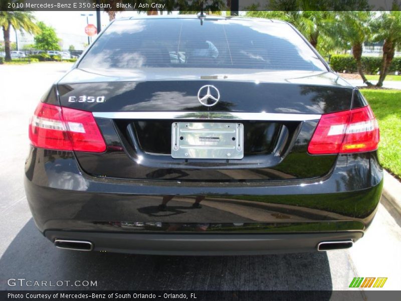 Black / Ash Gray 2010 Mercedes-Benz E 350 Sedan