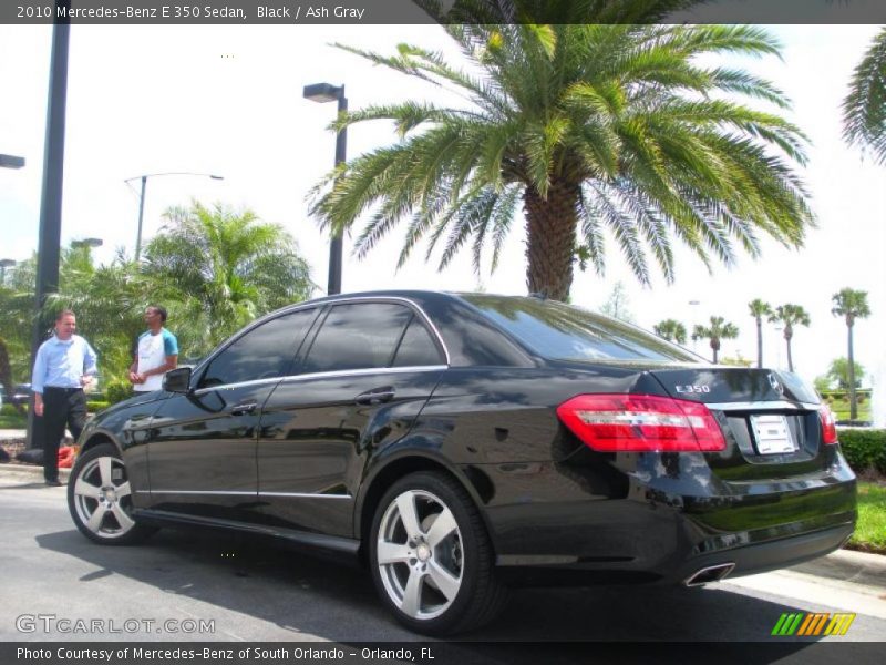 Black / Ash Gray 2010 Mercedes-Benz E 350 Sedan
