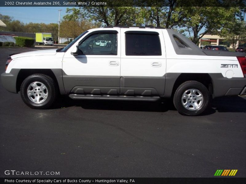Summit White / Graphite 2002 Chevrolet Avalanche Z66