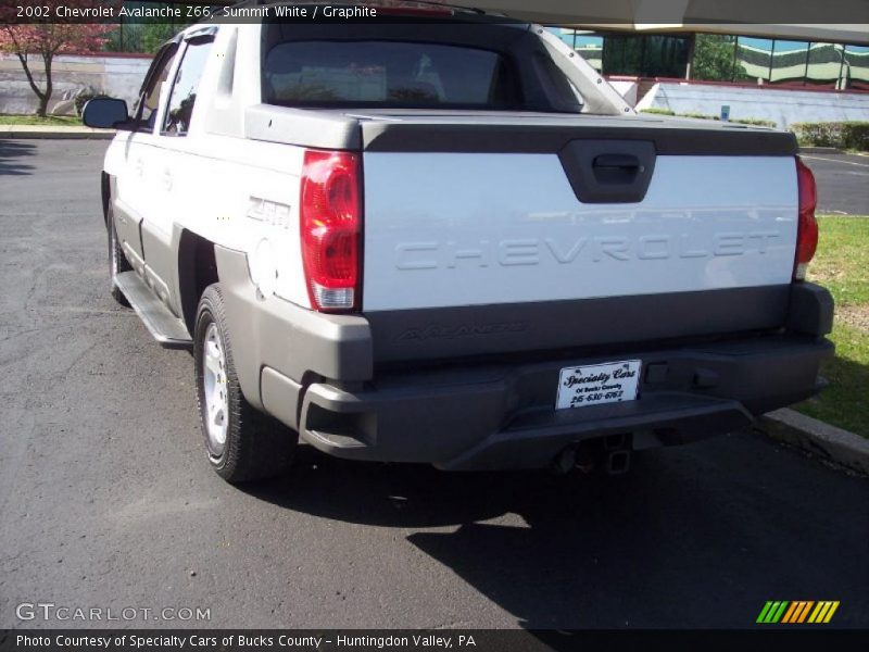 Summit White / Graphite 2002 Chevrolet Avalanche Z66