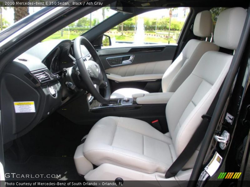 Black / Ash Gray 2010 Mercedes-Benz E 350 Sedan
