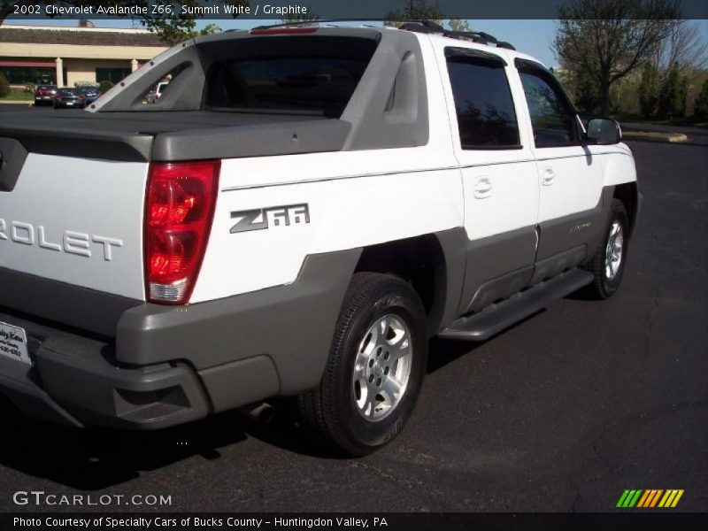 Summit White / Graphite 2002 Chevrolet Avalanche Z66