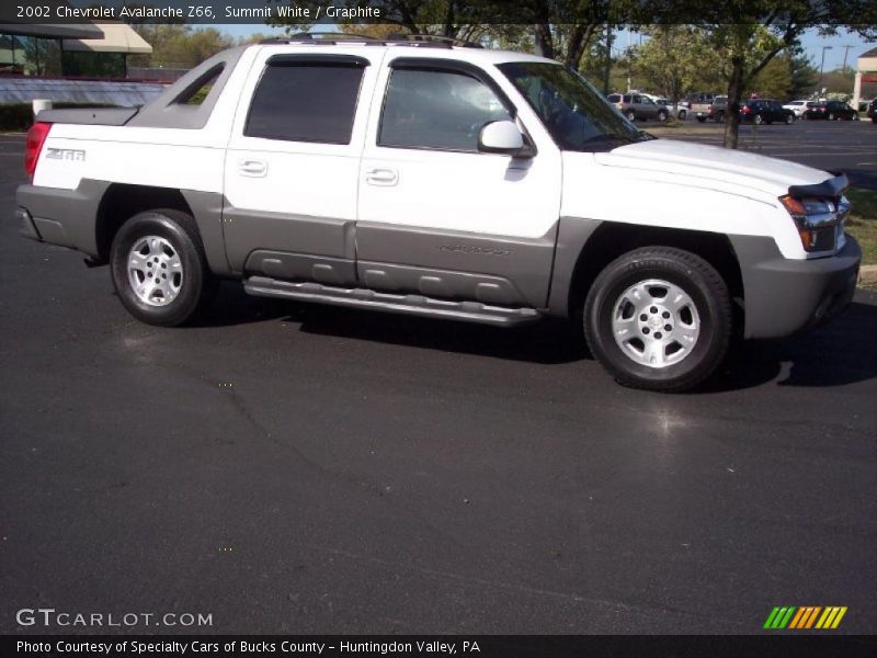 Summit White / Graphite 2002 Chevrolet Avalanche Z66