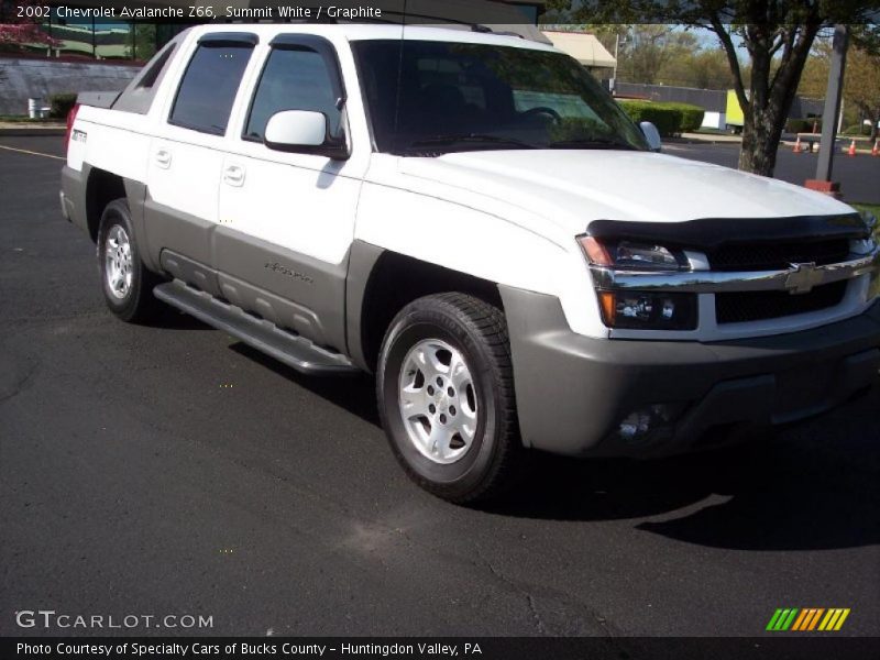 Summit White / Graphite 2002 Chevrolet Avalanche Z66