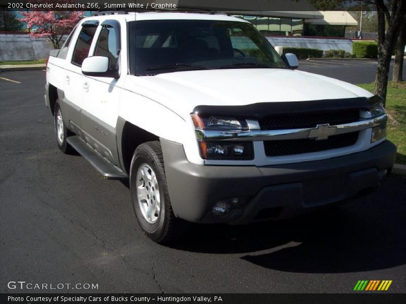 Summit White / Graphite 2002 Chevrolet Avalanche Z66
