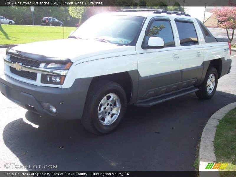 Summit White / Graphite 2002 Chevrolet Avalanche Z66
