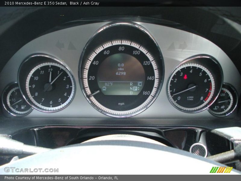 Black / Ash Gray 2010 Mercedes-Benz E 350 Sedan
