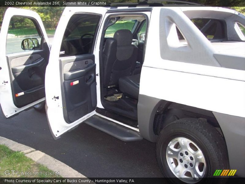 Summit White / Graphite 2002 Chevrolet Avalanche Z66