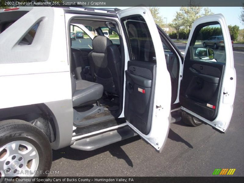 Summit White / Graphite 2002 Chevrolet Avalanche Z66