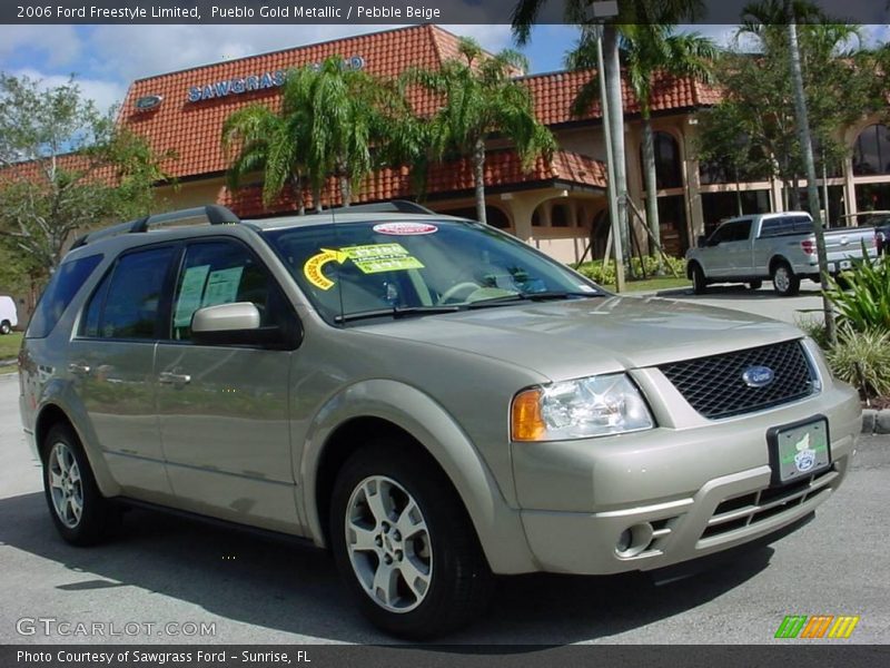 Pueblo Gold Metallic / Pebble Beige 2006 Ford Freestyle Limited