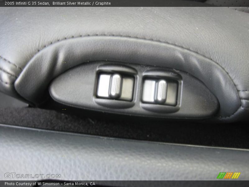 Brilliant Silver Metallic / Graphite 2005 Infiniti G 35 Sedan