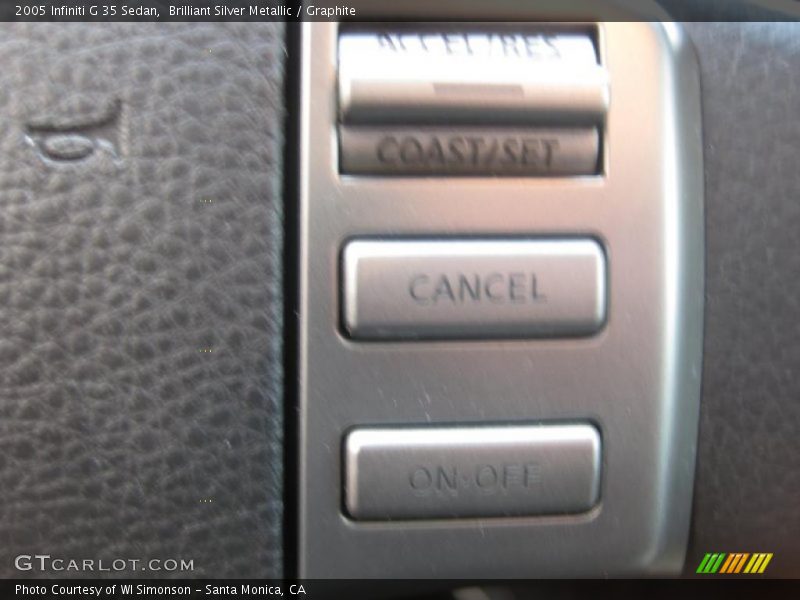 Brilliant Silver Metallic / Graphite 2005 Infiniti G 35 Sedan