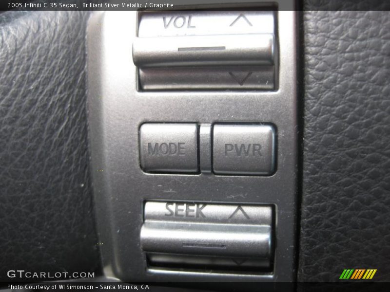 Brilliant Silver Metallic / Graphite 2005 Infiniti G 35 Sedan