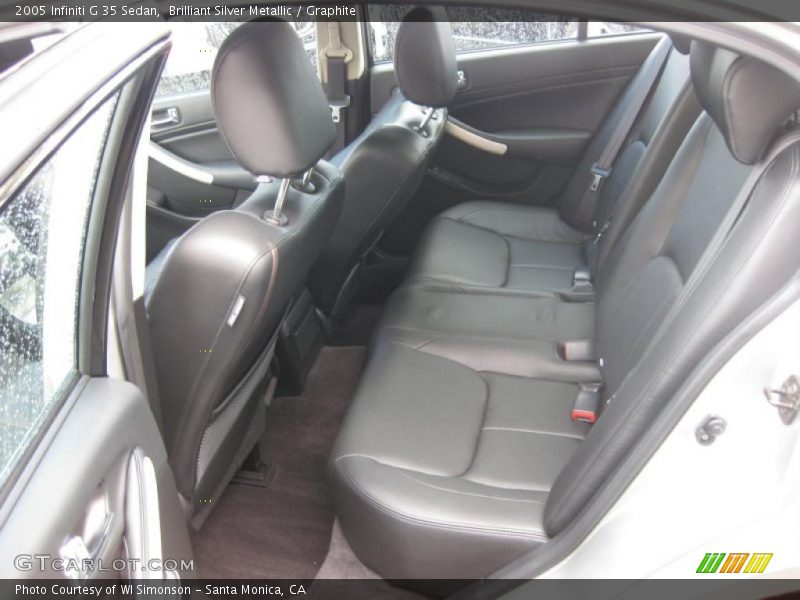 Brilliant Silver Metallic / Graphite 2005 Infiniti G 35 Sedan