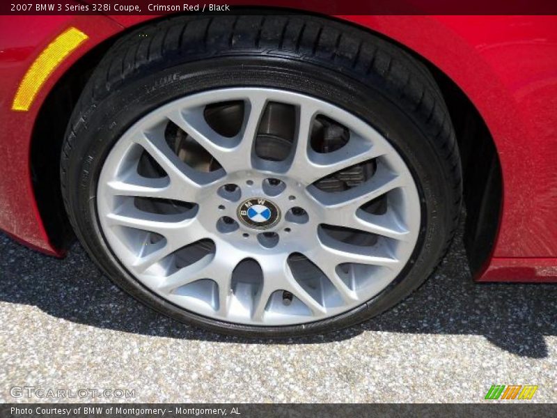 Crimson Red / Black 2007 BMW 3 Series 328i Coupe