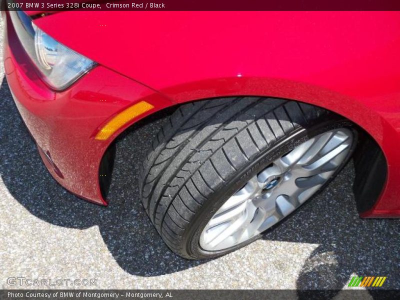 Crimson Red / Black 2007 BMW 3 Series 328i Coupe