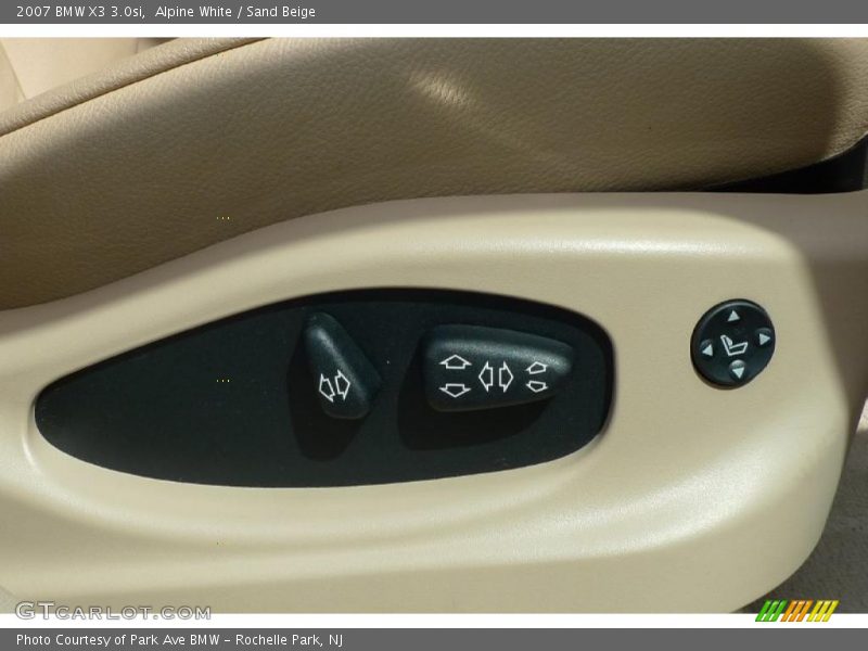 Alpine White / Sand Beige 2007 BMW X3 3.0si